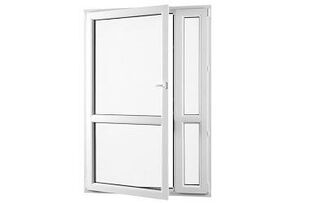 2-vleugelige balkondeur in wit