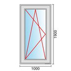 Venstermaat 1000x1900mm