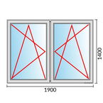 Venstermaat 1900x1400mm
