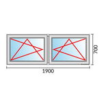 Venstermaat 1900x700mm