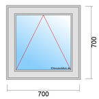 Venstermaat 700x700mm