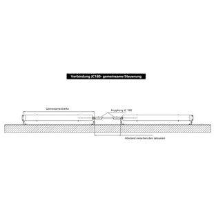 Raffstore Verbindung JC180 gemeinsame Steuerung