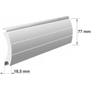 Rollladen Lamelle PA 77 mm