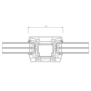Schüco Living 82 MD Pfosten-112mm - 9466