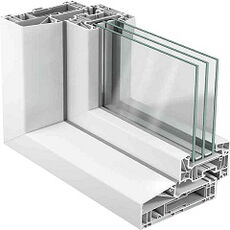 Kunststof kozijn Schüco LivIng Variant NL profiel - buiten