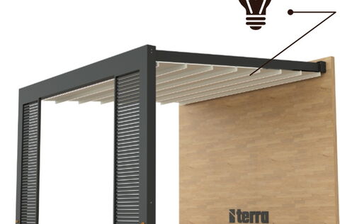 Pergola Terra Cabrio Yer Zubehör LED Beleuchtung