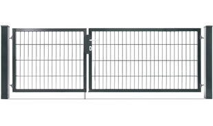 Asymmetrische Tore für Doppelstabmattenzäune