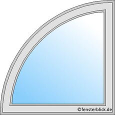 Fenstertyp Viertelkreisfenster