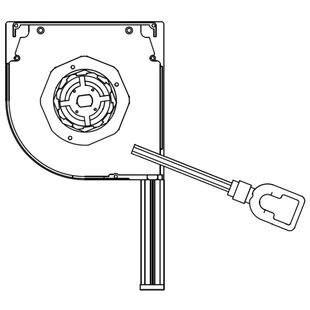 Vorbaurollladen Antrieb Ausgang Typ B