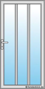 Nebeneingangstür Modell Werder