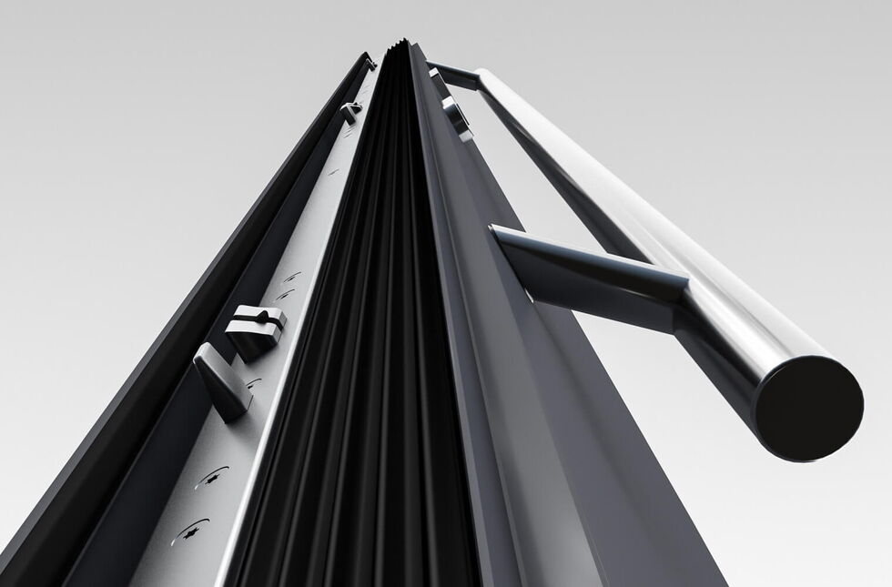 Haustür-Verriegelung mit Schlossfallen