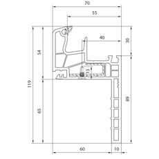 Aluplast Ideal 5000 raam als renovatiekozijn