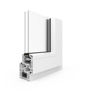 Kunststofffenster Aluplast IDEAL 5000 Slim Soft-Line - Ansicht innen