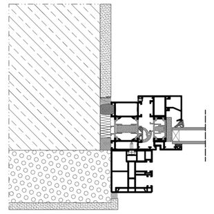 Aufsatzrollladen SKT MKT Einbaubeispiel 4 mit Insektenschutz Führungsschiene