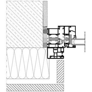 Aufsatzrollladen SKT Einbaubeispiel 6 Führungsschiene