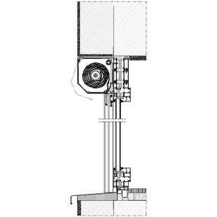 Vorbaurollladen SK-45 MKT Einbaubeispiel 5b in der Laibung mit RVB