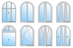 Technische tekeningen van kozijntypen
