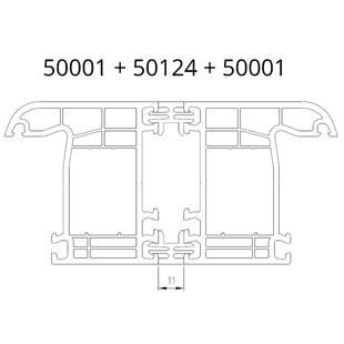 Drutex Iglo 5 Fenster mit Kopplung 50124