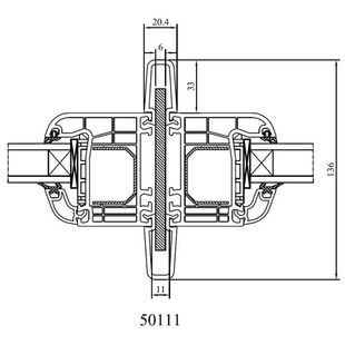 Drutex Iglo 5 Fenster mit statischer Kopplung 50111
