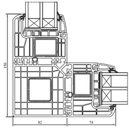 Drutex Iglo Energy Eckverbinder 90° Eckkopplung 70122