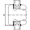 Glasteilende Sprossen aus Holz