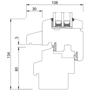 Drutex Softline 78 Fenster mit Wetterschenkel Retro