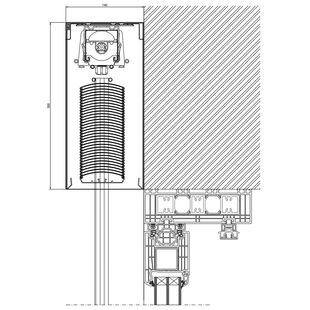 Raffstorekasten ZF-A  300 - Rahmen Iglo HS