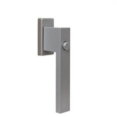 Fenstergriff Medos Dublin, mit Knopf silber