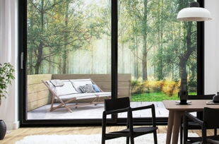 2-flüglige Hebeschiebetür