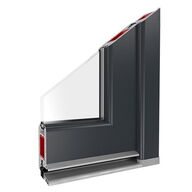 Kunststofftürprofil Iglo 5 in Anthrazit