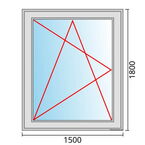 Venstermaat 1500x1800mm