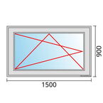 Venstermaat 1500x900mm