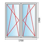 Venstermaat 1700x1900mm