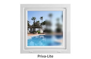 Fenster Klarglas mit Priva Lite