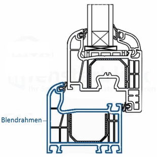Fenster mit Blendrahmen von Iglo 5 Classic