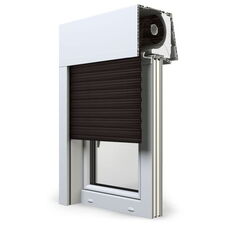 Exte Elite XT Aufsatzrollladen in 08 Dunkelbraun