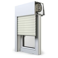 Exte Elite XT Aufsatzrollladen in 15 Cremeweiß