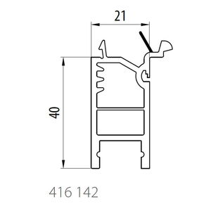 Salamander 416 142 Steinbankanschluss 40mm