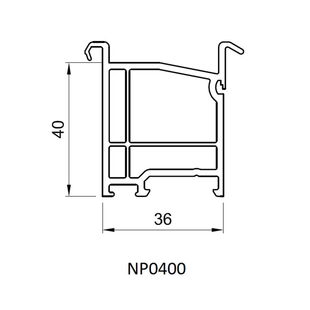 Salamander NP0400 - Fensterbankanschluss - 40mm