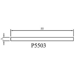 Schemata Flachleiste 55mm Breite