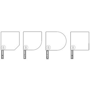 Vorbaurollladen Antrieb Ausgang Typ B Schema