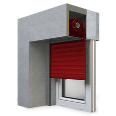 SP-E Unterputzrollladen in 12 Rot