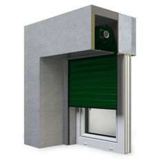 SP-E Unterputzrollladen in 13 Grün