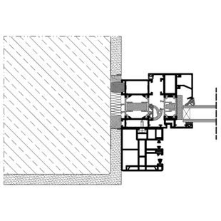 Aufsatzrollladen SKT MKT Einbaubeispiel 1 mit Insektenschutz Führungsschiene