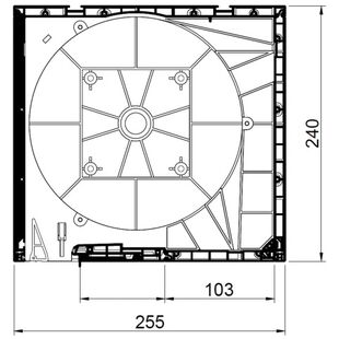 Aufsatzrollladen SKT Opoterm mit Insektenschutz 240mm
