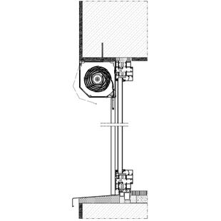Vorbaurollladen SK-45 Einbaubeispiel 2 in der Laibung