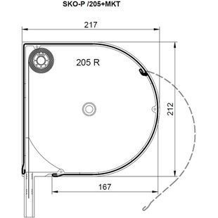 Vorbaurollladen SKO-P mit Insektenschutz 205mm