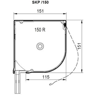 Vorbaurollladen SKP mit Kastenhöhe 150mm