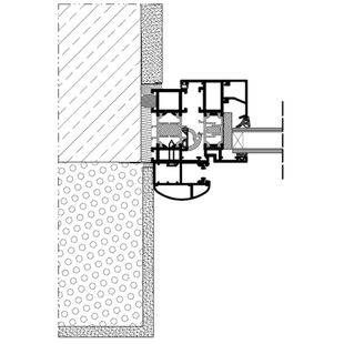 Vorbaurollladen SKP Einbaubeispiel 1 Führungsschiene