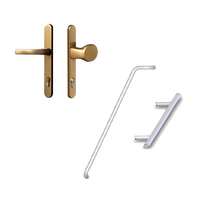 Türgriff, -klinken und Druckknopf